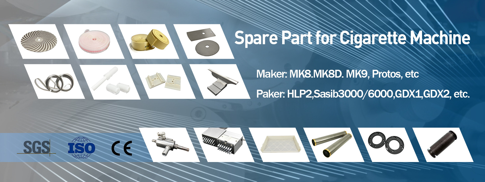 kualitas Suku Cadang Mesin Tembakau pabrik