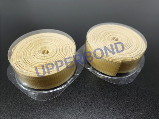 Beli 18 * 3505 mm Sabuk Transmisi Perlawanan Tinggi Pita Garniture Kuning Untuk Pembuat Rokok MK9 pembuatan online