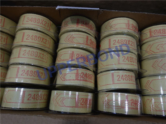 Beli 2489 * 21 Mm Pita Garniture Transmisi Aramid Kuning Tak Berujung pembuatan online