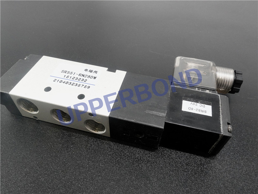 Beli Nomor Bagian SR551-RN28DW 24V Solenoid Valve Suku Cadang Untuk Mesin Rokok pembuatan online