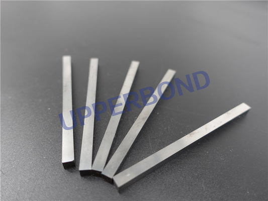 Panjang tahan 4*4*63 pisau mesin rokok dengan kekerasan tinggi