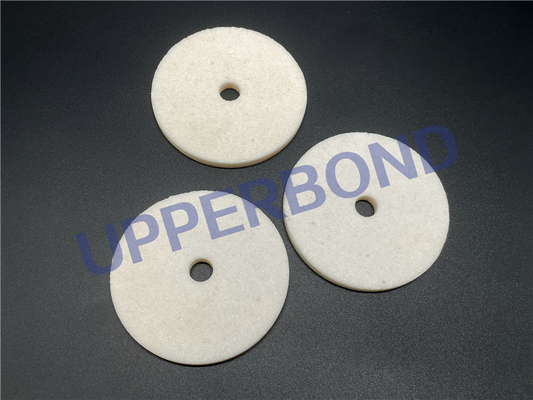 White Round Sharpening Grinding Wheel Untuk Mesin Tembakau MK8 MK9