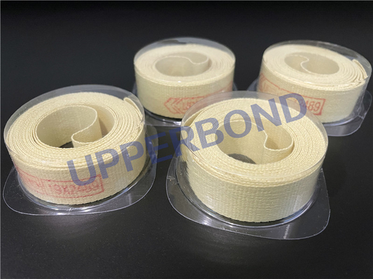 Mesin pembuatan rokok kekuatan tinggi Full coated Garniture Tape Yellow Tape 0.5mm