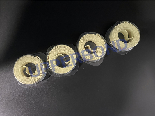 Tape Garniture Serat Aramid Kuning Untuk Mengangkut Tembakau Tahan Suhu Tinggi