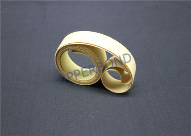 Pita Kain Kevlar Ekstensibilitas Rendah, Kuning 100% Kevlar Pita Hisap Tak Berujung