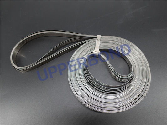 0.2 * 12.6 * 3290mm Suku Cadang Mesin Tembakau Pita Pengisap Baja Kekuatan Fraktur Tinggi