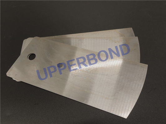 110 * 58 * 0.16mm Bagian Pisau Mesin Rokok Paduan Pemotong Pisau Panjang