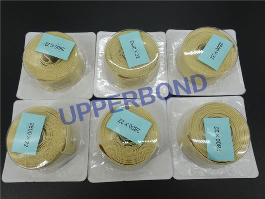 Format Garniture Tapes Serat Aramid Kekuatan Tinggi untuk Pembuat Rokok