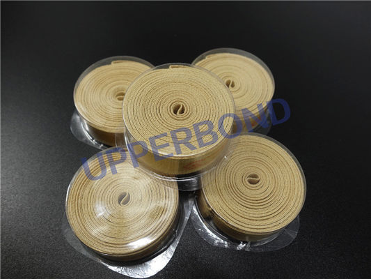 Conveyor Belt Disesuaikan Pita Garniture Kuning Kekuatan Tinggi
